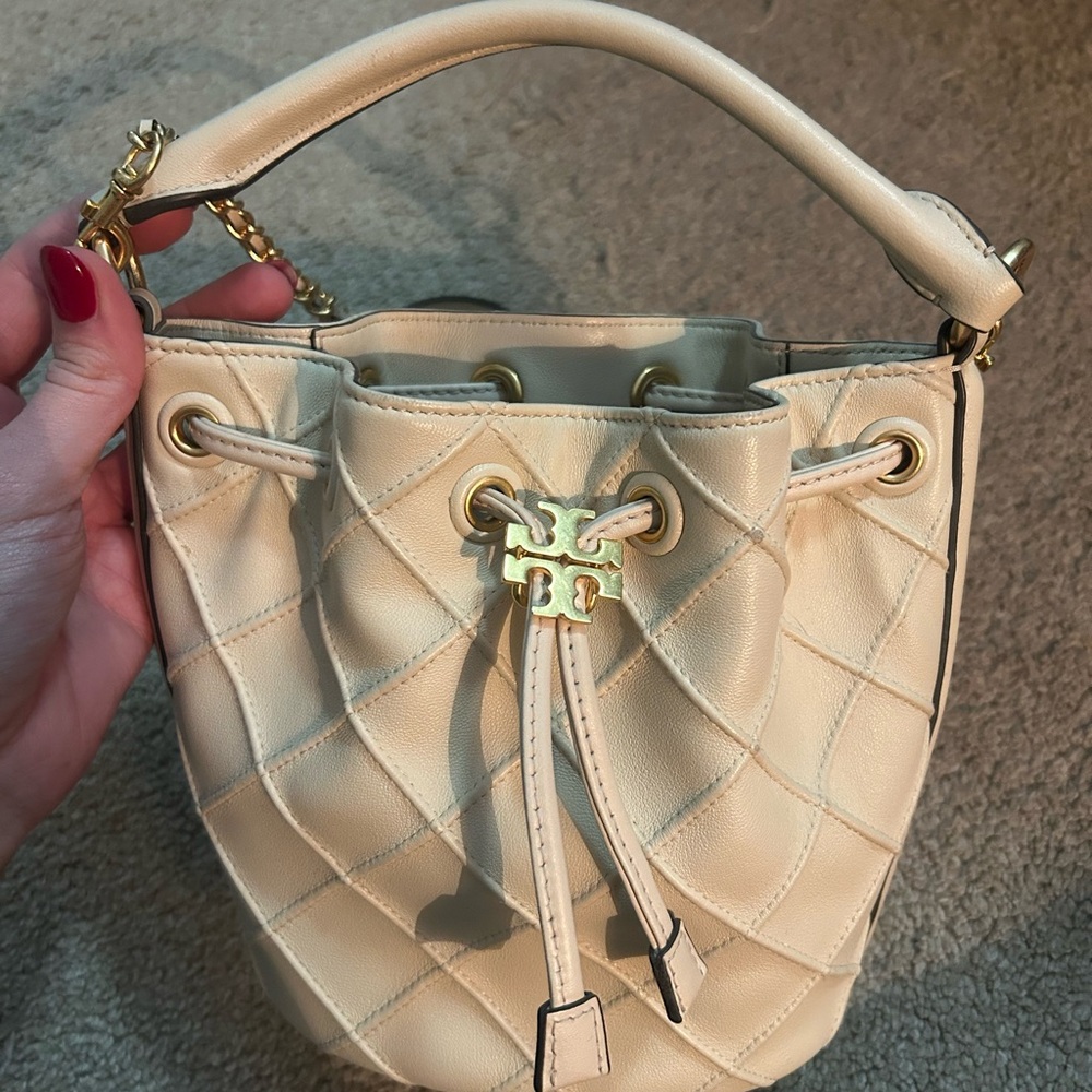 Tory Burch Mini Soft Fleming Bucket Bag